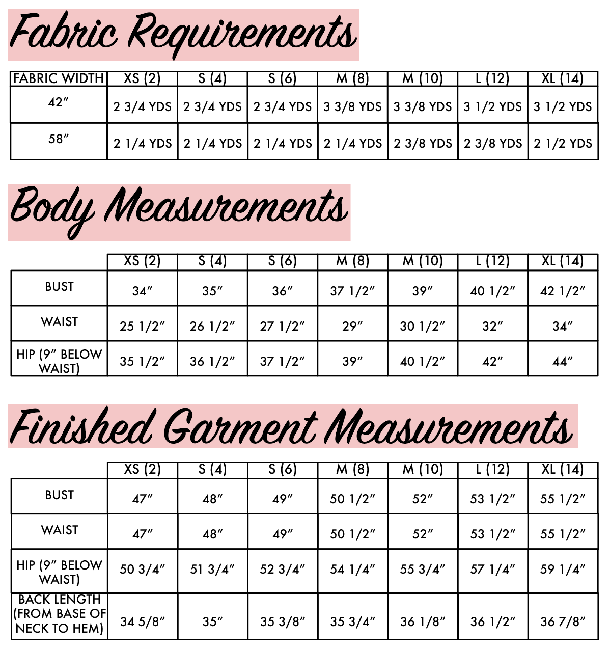 Serenity Robe Pattern