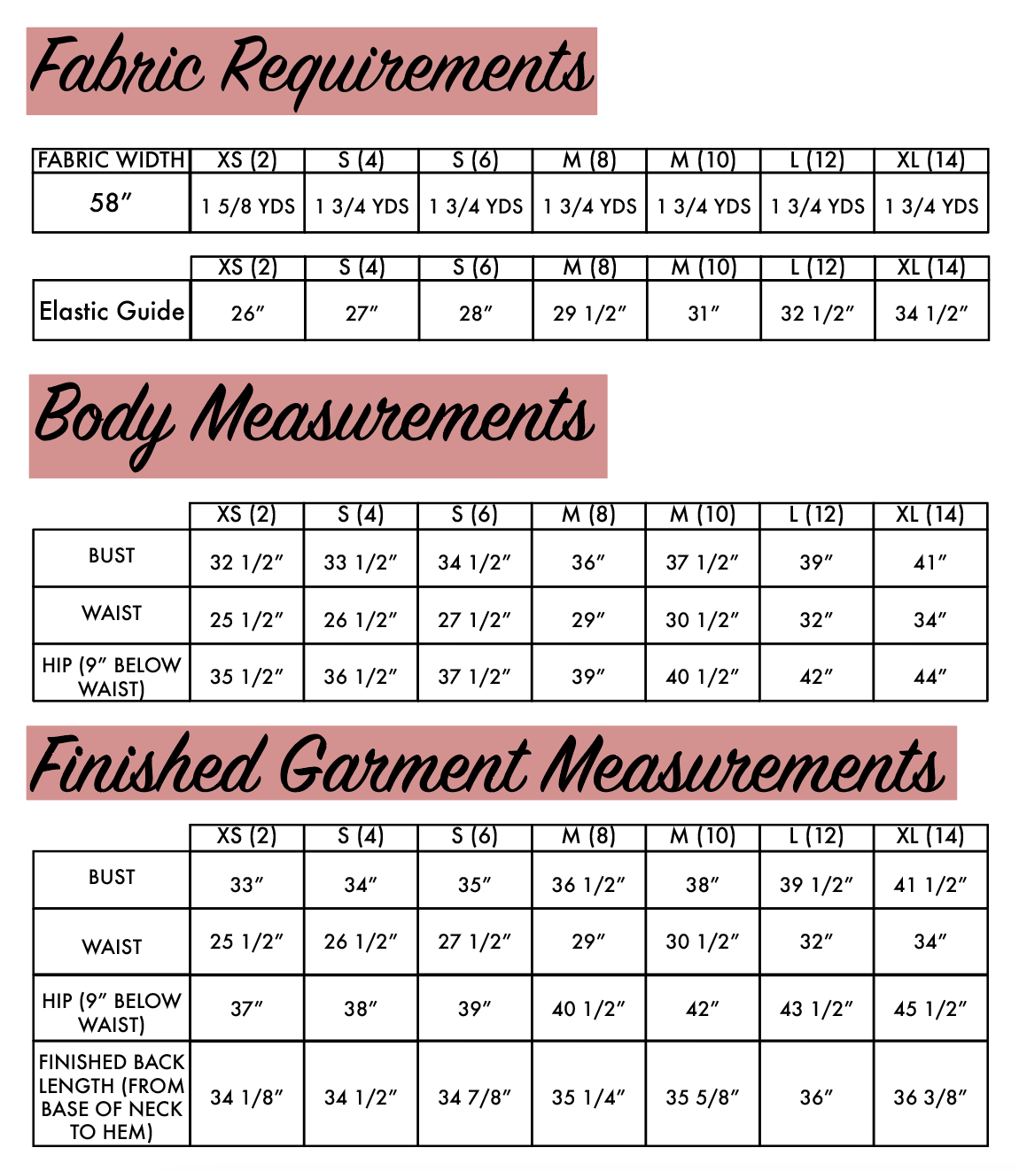 Taylor Dress Pattern